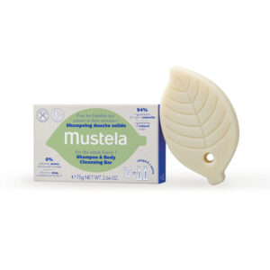 شامپو جامد کودک موستلا 75 گرم Mustela Shampoo & Body Cleansing Bar 75