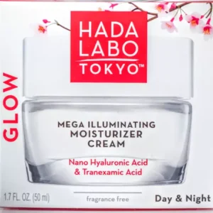 کرم مرطوب کننده شب و روز مگا روشن کننده هادا لابو HADA LABO TOKYO GLOW